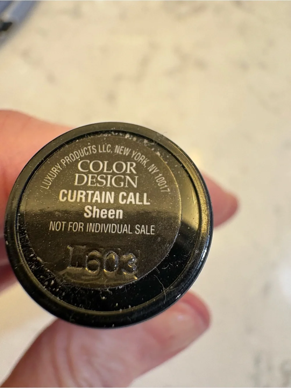 Lancome color design curtain call sheen Plum Cream Lipstick -